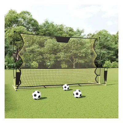 vidaXL Futbalová odrazová sieť čierno-žltá 183x85x120 cm polyester