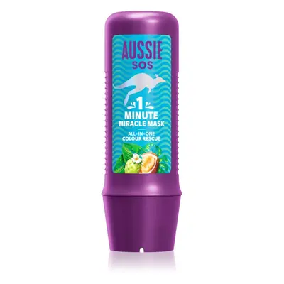 Aussie Minute Miracle Color Rescue ošetrujúca maska pre farebné vlasy