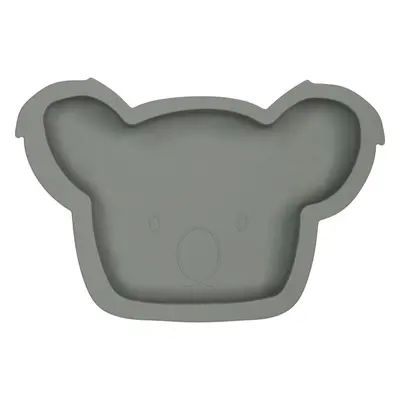 Tryco Silicone Plate Koala tanier Olive Gray