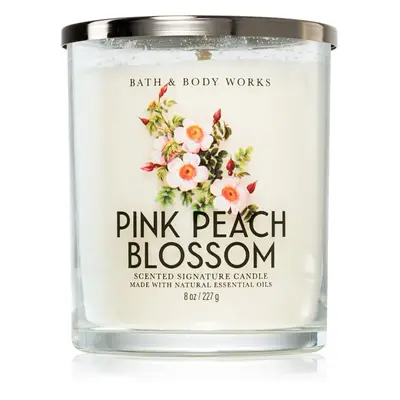 Bath & Body Works Pink Peach Blossom vonná sviečka