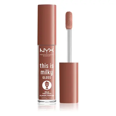 NYX Professional Makeup This is Milky Gloss Milkshakes hydratačný lesk na pery s parfumáciou odt