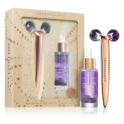 Crystallove Golden Amethyst 3D Lift & Sculpt Set sada pre dokonalú pleť