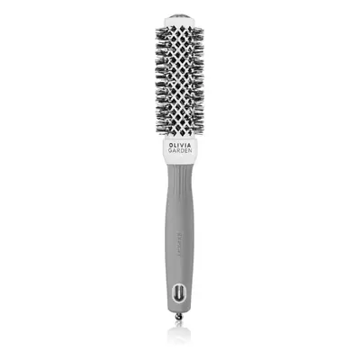 Olivia Garden Expert Shine Wavy Bristles White&Grey kefa na vlasy průměr mm