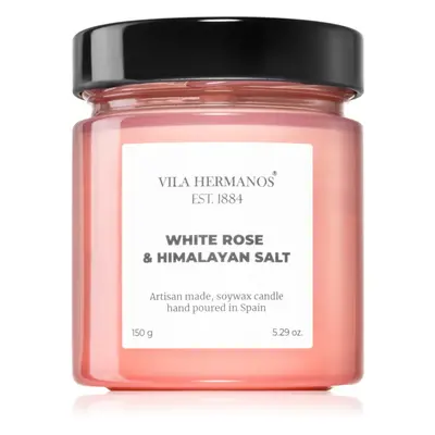 Vila Hermanos Apothecary Rose White Rose & Himalayan Salt vonná sviečka