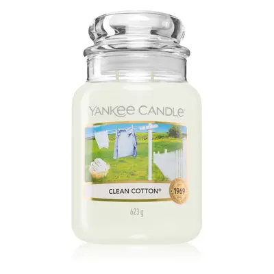 Yankee Candle Clean Cotton vonná sviečka