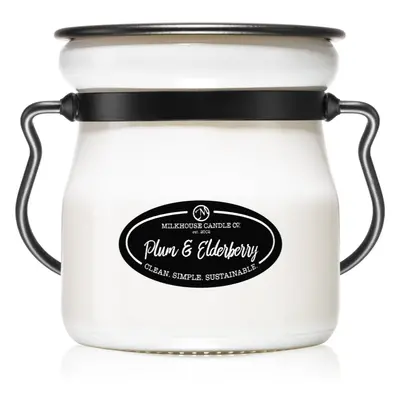 Milkhouse Candle Co. Creamery Plums & Elderberry vonná sviečka Cream Jar