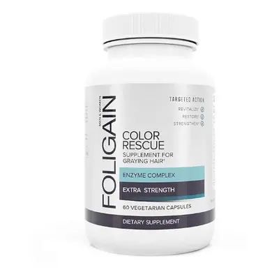 Foligain Color Rescue Supplement For Graying Hair proti šediveniu vlasov tbl.