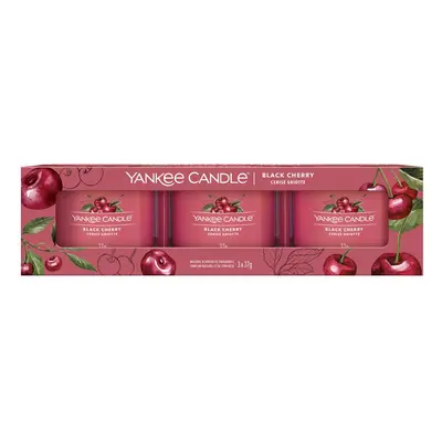 Yankee Candle Sada votívnych sviečok v skle Black Cherry x g