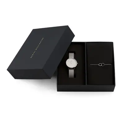 Daniel Wellington SET Combo Petite S White, Elan Unity Bracelet 175mm