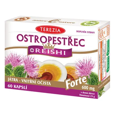 Terezia Company Pestrec + reishi forte kapsúl