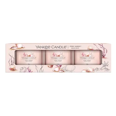 Yankee Candle Sada votívnych sviečok v skle Pink Sands x g