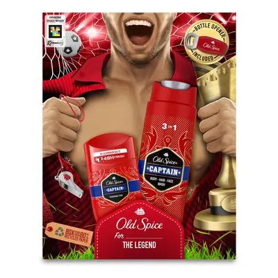 Old Spice Darčeková sada starostlivosti o telo Captain Footballer