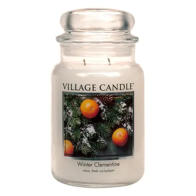 Village Candle Vonná sviečka v skle Winter Clementine g