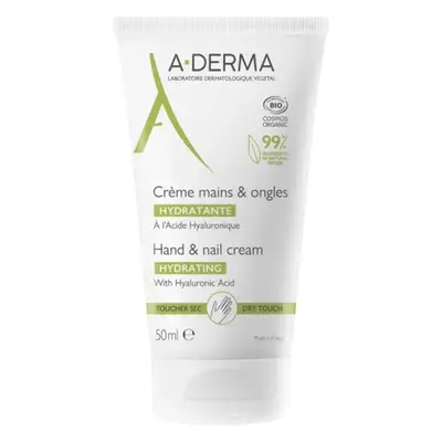 A-DERMA Krém na ruky a nechty s kyselinou hyalurónovou (Hydrating Hand & Nail Cream) ml