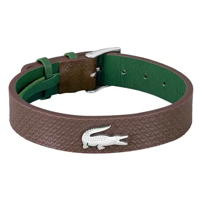 Lacoste Moderný kožený náramok s logom