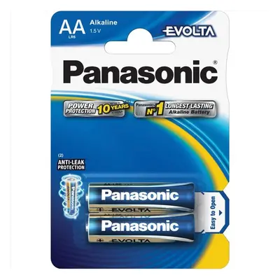 Panasonic EVOLTA Platinum AA alkalická batéria (2ks)