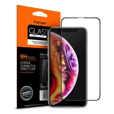 Spigen Glass FC HD kryt iPhone 11/XR čierny