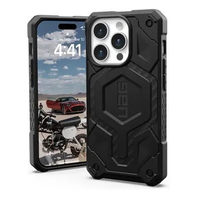 UAG Monarch Pro MagSafe iPhone 15 Pro carbon fiber