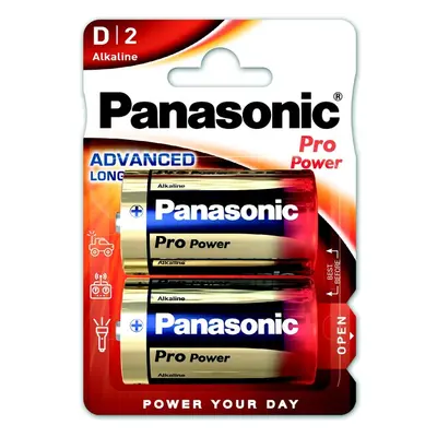 Panasonic Pro Power Gold typ D alkalická batéria, 2 ks