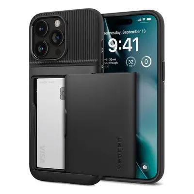 Spigen Slim Armor CS kryt iPhone 15 Pro Max čierny