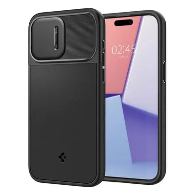 Spigen Optik Armor MagFit kryt iPhone 15 Pro Max čierny