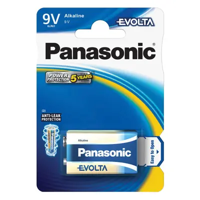 Panasonic EVOLTA Platinum 9V alkalická batéria (1ks)