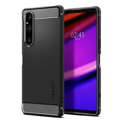 Spigen Rugged Armor púzdro pre Sony Xperia 1 V čiernej