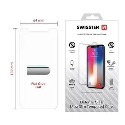 Swissten 2.5D tvrdené sklo Apple iPhone XR číre