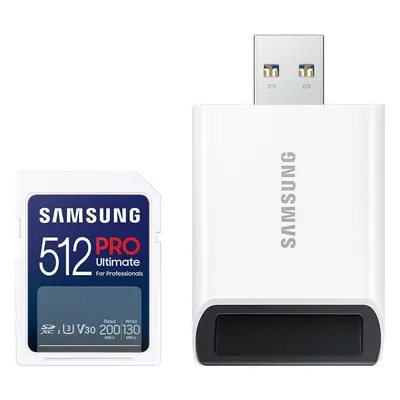 Samsung SDXC 512GB PRE ULTIMATE + USB adaptér