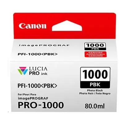 Canon PFI-1000PBK cartridge foto černá