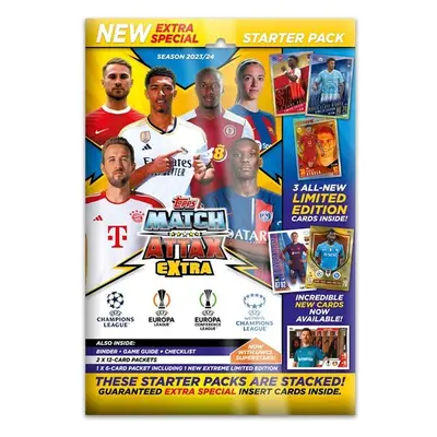 Futbalové karty Topps Match Attax Extra 23/24 - Starter Pack