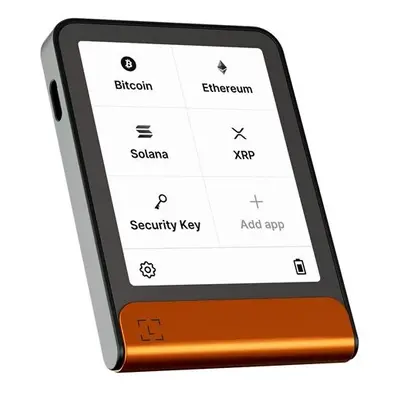 Ledger Flex krypto peňaženka (iOS/Android/MacOS/Windows/Linux) čierna/oranžová