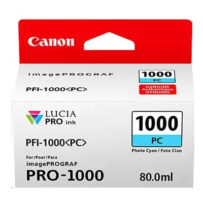 Canon PFI-1000PC cartridge foto azurová