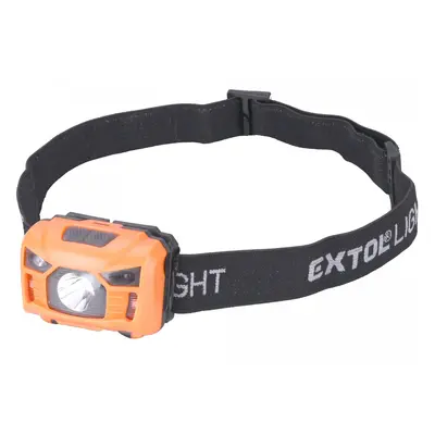 EXTOL LIGHT čelovka 100lm, USB nabíjanie s IR čidlom, 3W LED 43180