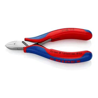 Bočné frézy pre elektroniku 115 mm KNIPEX 77 02 115 - leštená hlava, viaczložkové puzdrá 77 02 1