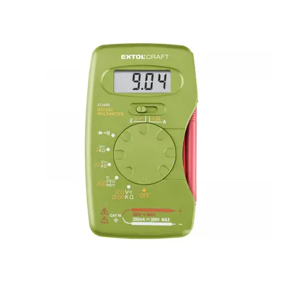 EXTOL CRAFT Multimeter digitálny, vreckový 417400