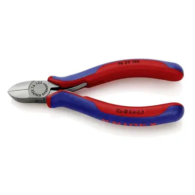 Bočné frézy pre elektromechaniku 125 mm KNIPEX 76 22 125 - leštená hlava, viaczložkové puzdrá 76