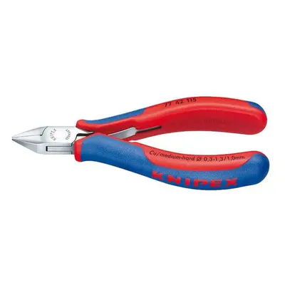 Bočné frézy pre elektroniku 130 mm KNIPEX 77 42 130 - leštená hlava, viaczložkové puzdrá 77 42 1