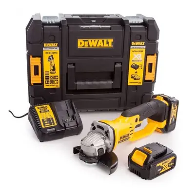 Aku uhlová brúska 125mm DeWalt DCG412M2 18V XR 2x4,0Ah + kufor DCG412M2