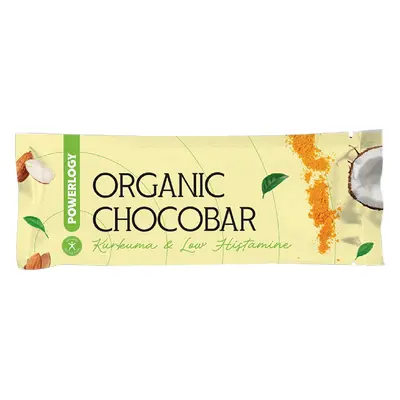 Powerlogy Organic Kurkuma Chocobar 40% g