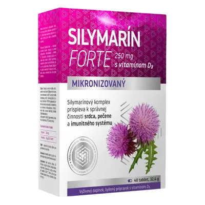 Silymarin forte + vitamin D3