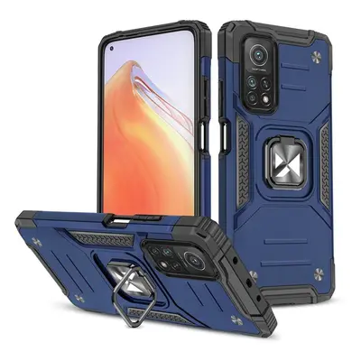 MG Ring Armor plastový kryt na Xiaomi Mi Poco M4 Pro 5G / Redmi Note 5G / 11T 5G / 11S 5G, modrý