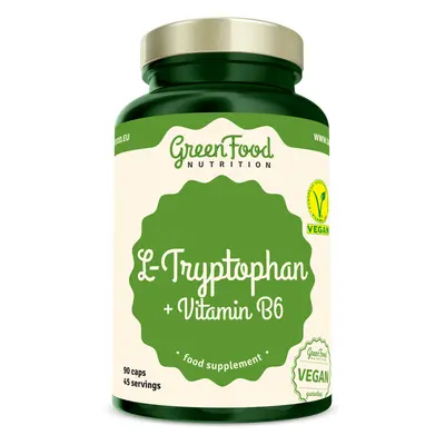 GreenFood Nutrition L-Tryptophan + vit B6 90cps