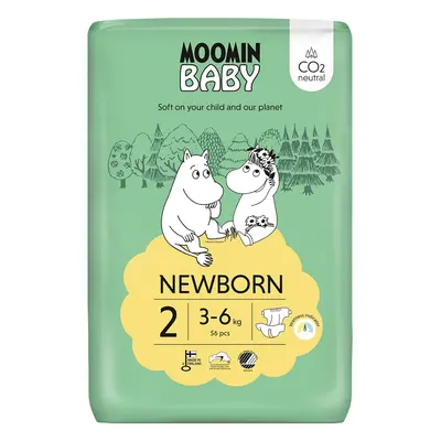 Moomin Baby Newborn 3–6 kg eko plienky