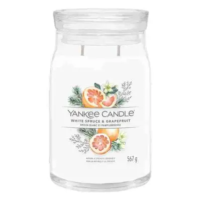 Yankee Candle Signature veľká White Spruce & Grapefruit