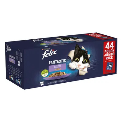 FELIX Fantastic Multipack 1(44x85g) hovädzie/ kura/ losos/ tuniak v želé