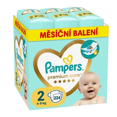 Pampers Premium MBP S2 224ks (4-8kg)