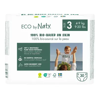 ECO BY NATY Plienky jednorazové (4-9 kg) ks