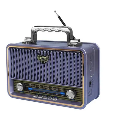 Rádio prenosné KEMAI MD-1908BT SILVER retro