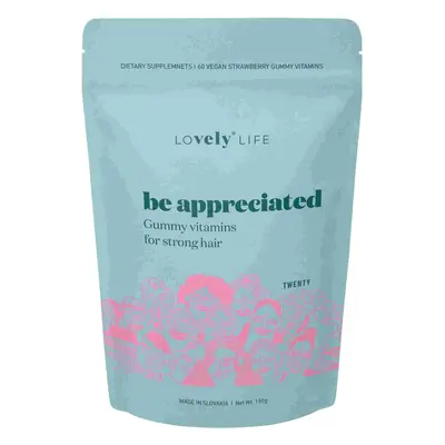 Be appreciated™ Gumené vitamíny pre silné vlasy – výživový doplnok